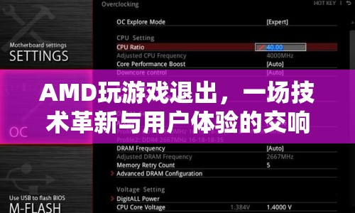 AMD游戲退出，技術(shù)革新與用戶體驗(yàn)的交響曲  第1張
