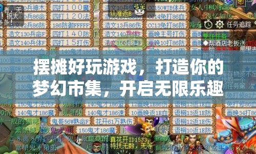 擺攤好玩游戲，打造夢幻市集，開啟無限樂趣！  第1張