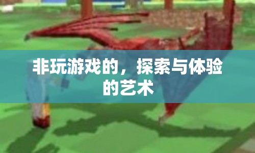 探索與體驗(yàn)的藝術(shù)，超越游戲的界限