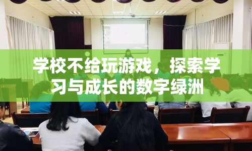 探索學(xué)習(xí)與成長(zhǎng)的數(shù)字綠洲，學(xué)校如何平衡游戲與學(xué)習(xí)？