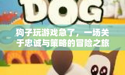 狗子急智冒險，忠誠與策略的終極挑戰(zhàn)  第1張