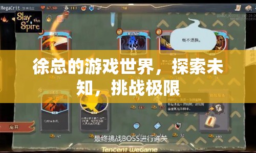 徐總的游戲世界，探索未知，挑戰(zhàn)極限