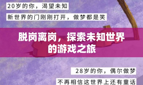探索未知世界的游戲之旅，脫崗離崗的冒險(xiǎn)  第1張