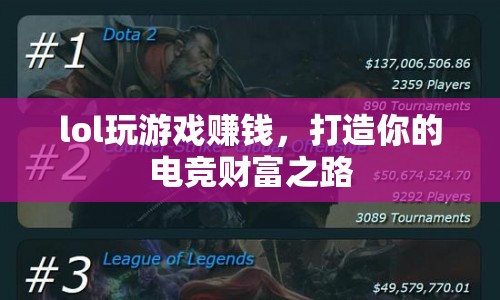 打造電競(jìng)財(cái)富之路，LOL游戲賺錢攻略  第1張
