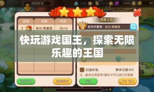 探索快玩游戲國王的無限樂趣王國  第1張