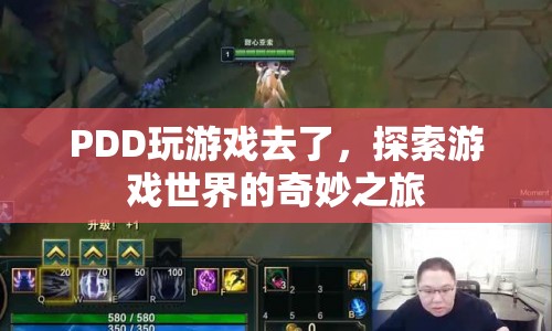 PDD探索游戲世界，奇妙之旅開啟