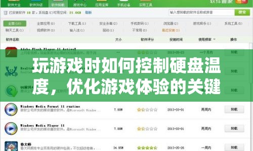 玩游戲時(shí)如何控制硬盤溫度，提升游戲體驗(yàn)？