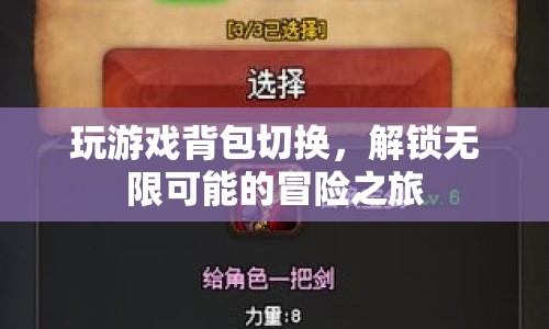 解鎖無(wú)限可能的冒險(xiǎn)之旅，游戲背包切換