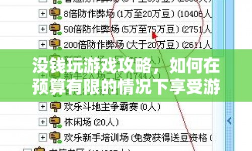 如何在預算有限的情況下享受游戲樂趣