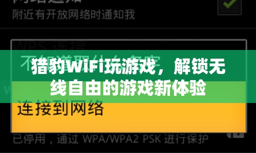 獵豹WiFi，解鎖無線自由的游戲新體驗(yàn)  第1張