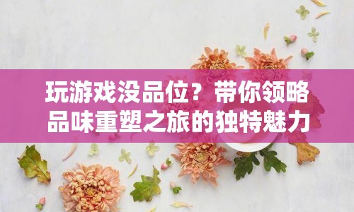 品味重塑之旅，解鎖游戲新境界的獨特魅力