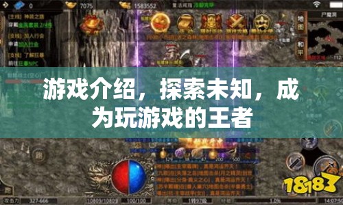 探索未知，成為玩游戲的王者，游戲介紹
