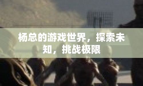 楊總的游戲世界，探索未知，挑戰(zhàn)極限