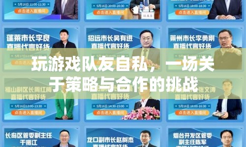 自私隊(duì)友攪局，策略合作挑戰(zhàn)升級(jí)！