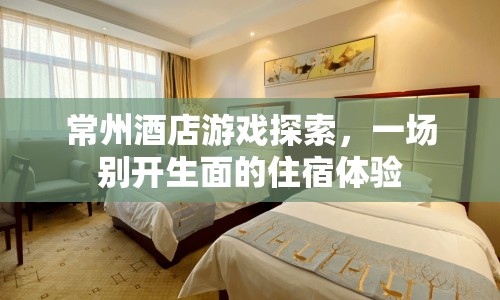 常州酒店游戲探索，住宿新體驗，樂趣無窮！