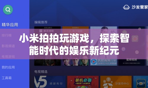 小米拍拍，探索智能時(shí)代娛樂(lè)新紀(jì)元