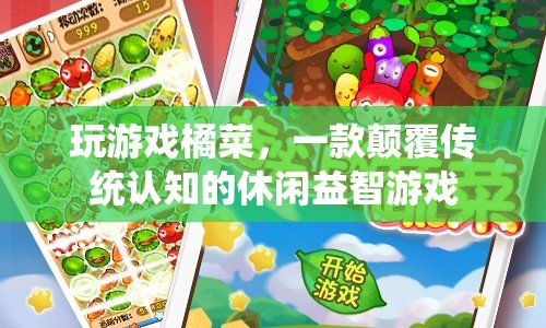 橘菜，顛覆傳統(tǒng)認知的休閑益智游戲