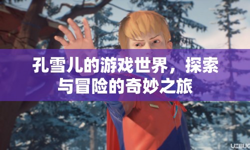 孔雪兒的奇妙冒險(xiǎn)之旅，探索游戲世界的奧秘