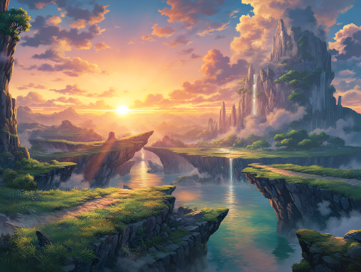 夕陽下的夢(mèng)幻之旅，探索光影交織的奇妙游戲