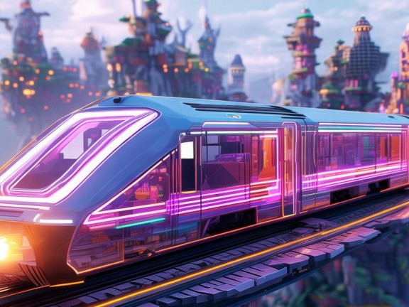 我的世界自動列車，探索無限創(chuàng)意之旅