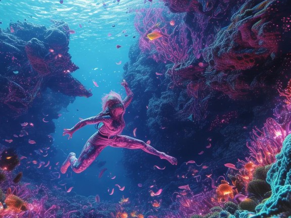 探索神秘海洋，我的世界一尾皮膚奇幻之旅