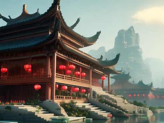 我的世界古風(fēng)樓閣建造與探索之旅，打造你的夢幻古風(fēng)世界