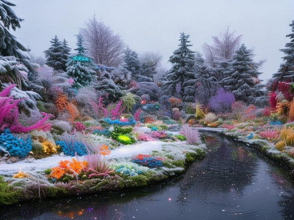 探索冬之島，打造夢幻花園，我的仙境花園之旅