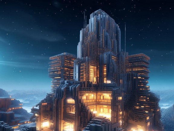 我的世界游民星空建筑，創(chuàng)意之旅的無限可能