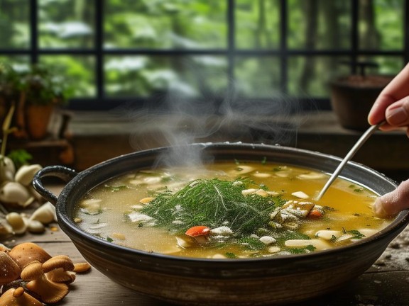 蘑菇煲，探索與生存的奇妙食譜