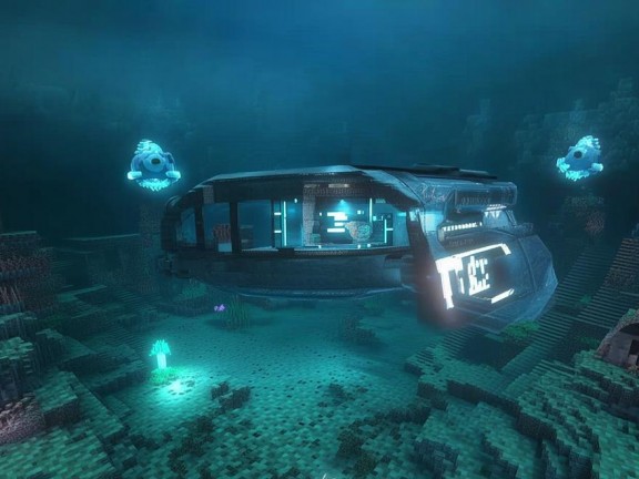 我的世界海底遺跡探險，揭秘神秘寶藏與未知生物