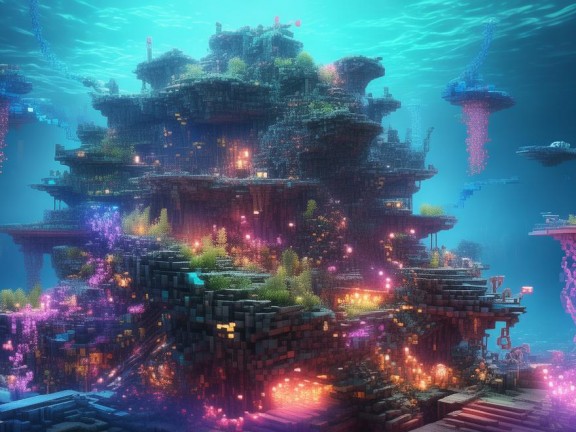 探索海洋與空島，我的世界海洋版空島指令奇妙之旅