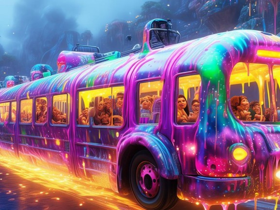 史萊姆公交車，探索我的世界的奇妙之旅
