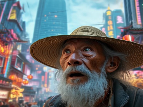 老白進(jìn)城記，探索與冒險(xiǎn)的奇妙之旅