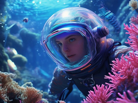 探索神秘海洋，尋找我的世界中的人魚之旅