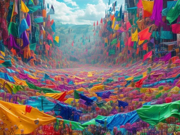 無限旗幟的奇幻之旅，探索我的世界的奇妙世界