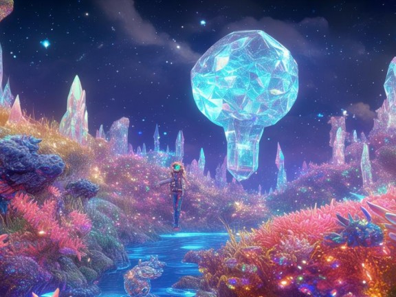 探索我的世界晶體世界，奇異生物與神秘晶體的奇妙之旅