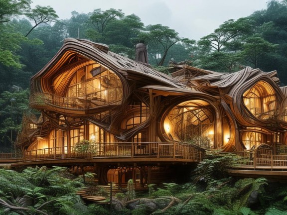用木頭搭建夢(mèng)幻別墅，我的創(chuàng)意之旅