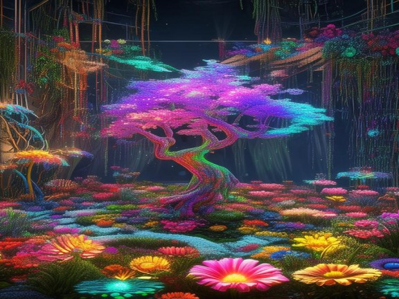 創(chuàng)意與自然交織的奇妙花園，我的世界花圃