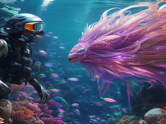 水下奇遇，探索我的世界中的神秘生物