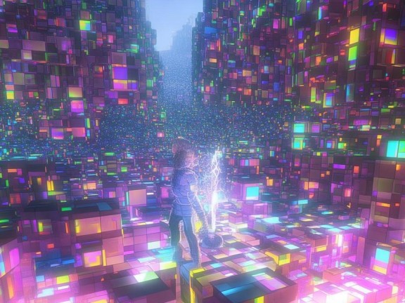 探索無限可能的方塊世界，我的世界劈楔