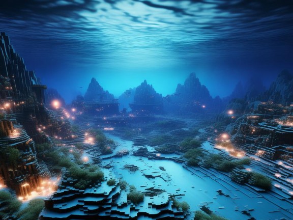 我的世界深海地圖，探索神秘海底奇觀