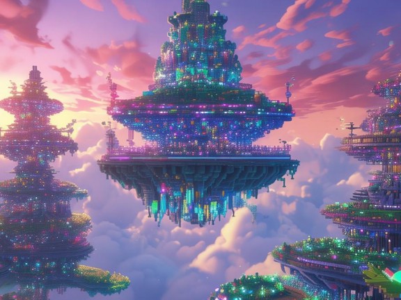 奇怪君我的世界，探索天空之城的奇幻之旅
