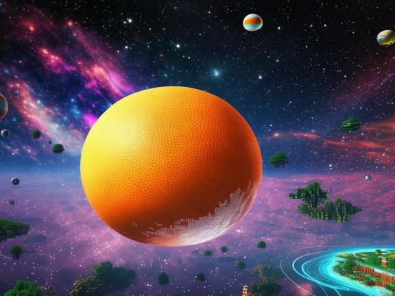 大橙子我的世界星系模組生存，探索宇宙，打造星際家園