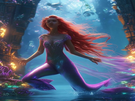 探索神秘坐標，人魚姬的奇幻之旅