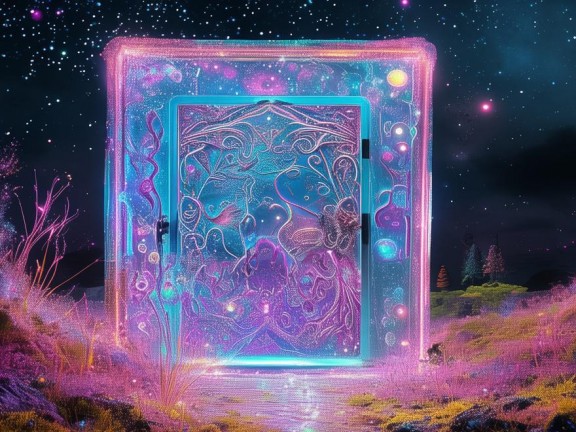 探索無限可能的奇幻之旅，我的透明門