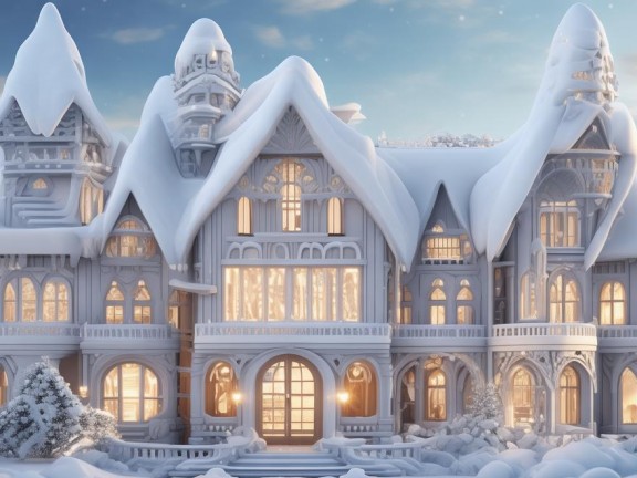 打造夢(mèng)幻冬季居所，我的世界雪屋別墅建造指南