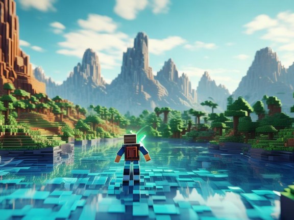 Minecraft: A Journey Through the Digital World in English