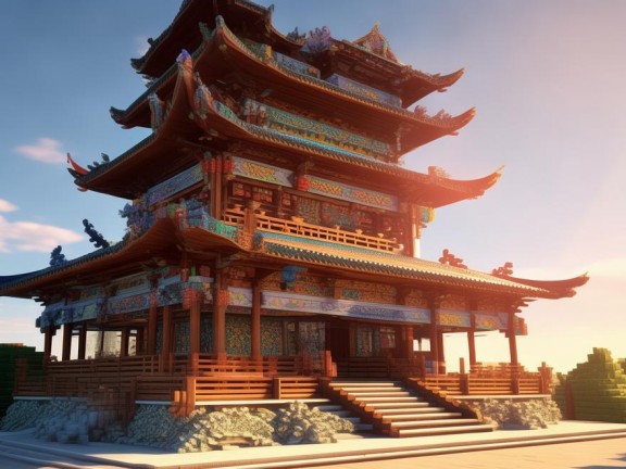 我的世界中式塔建筑藝術(shù)探索