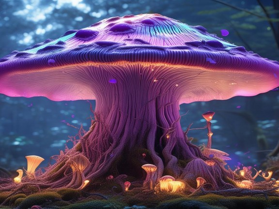 打造神秘奇觀，我的世界蘑菇樹制作全攻略