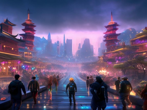 杭州明日奇幻之旅，探索古老與未來交織的冒險